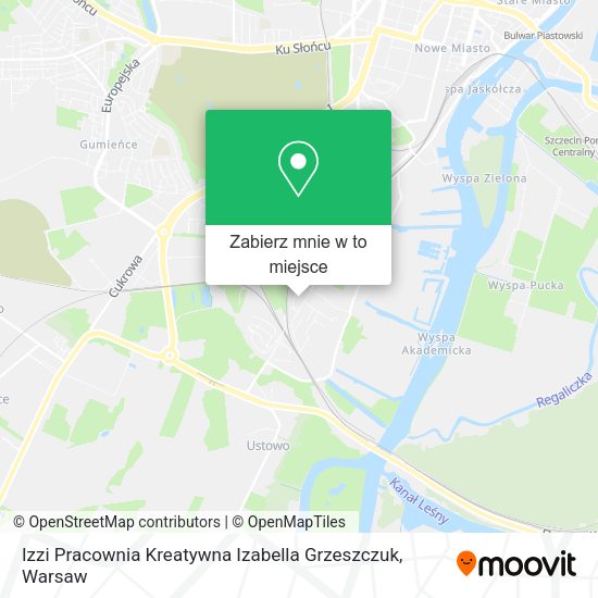 Mapa Izzi Pracownia Kreatywna Izabella Grzeszczuk