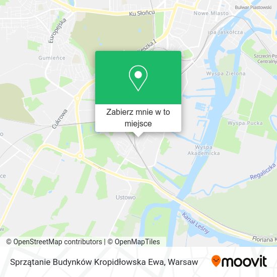 Mapa Sprzątanie Budynków Kropidłowska Ewa