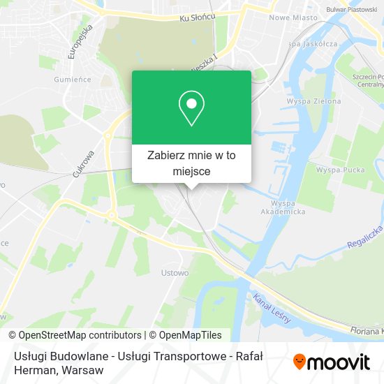 Mapa Usługi Budowlane - Usługi Transportowe - Rafał Herman