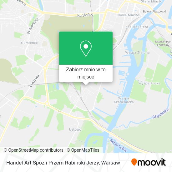 Mapa Handel Art Spoz i Przem Rabinski Jerzy