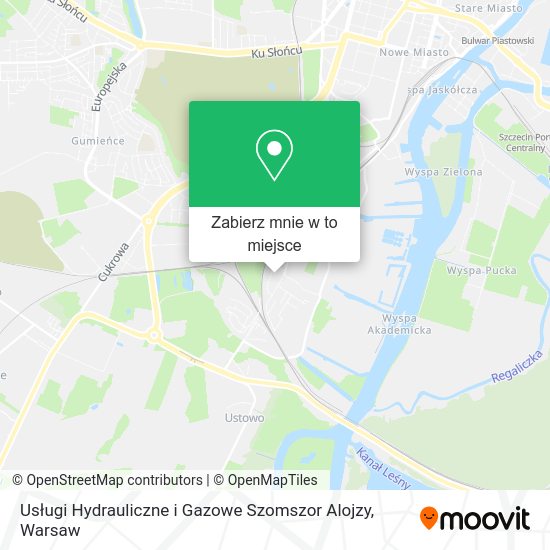 Mapa Usługi Hydrauliczne i Gazowe Szomszor Alojzy