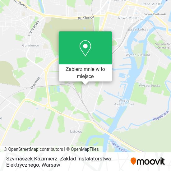 Mapa Szymaszek Kazimierz. Zakład Instalatorstwa Elektrycznego