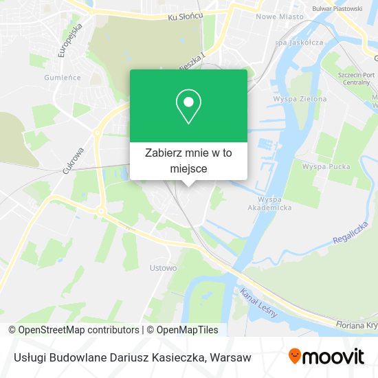 Mapa Usługi Budowlane Dariusz Kasieczka