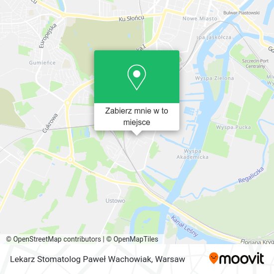 Mapa Lekarz Stomatolog Paweł Wachowiak