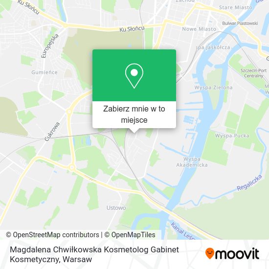 Mapa Magdalena Chwiłkowska Kosmetolog Gabinet Kosmetyczny