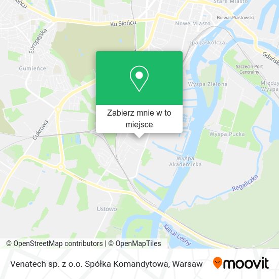 Mapa Venatech sp. z o.o. Spółka Komandytowa