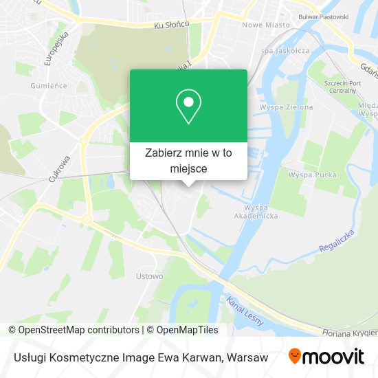 Mapa Usługi Kosmetyczne Image Ewa Karwan