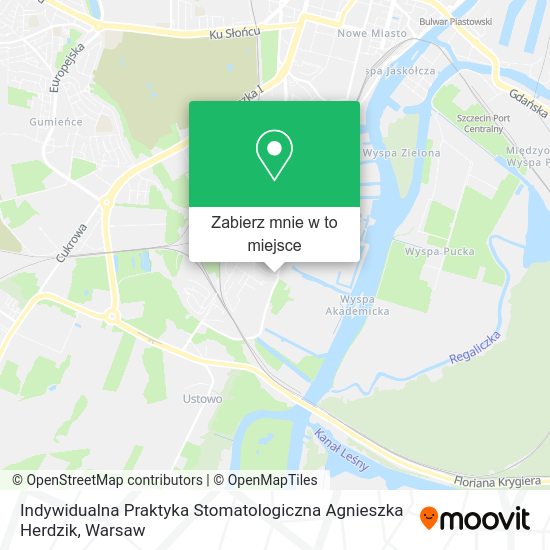 Mapa Indywidualna Praktyka Stomatologiczna Agnieszka Herdzik