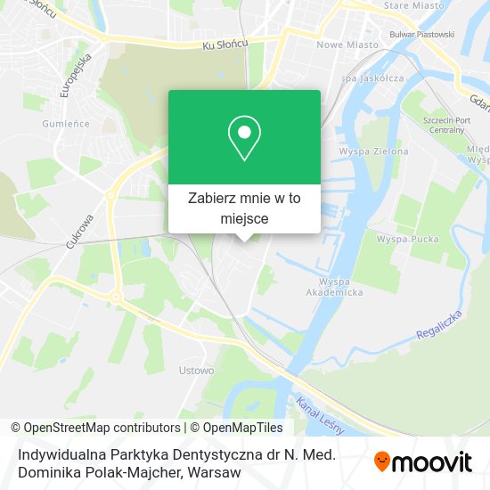 Mapa Indywidualna Parktyka Dentystyczna dr N. Med. Dominika Polak-Majcher