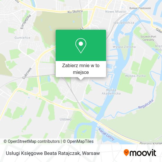 Mapa Usługi Księgowe Beata Ratajczak