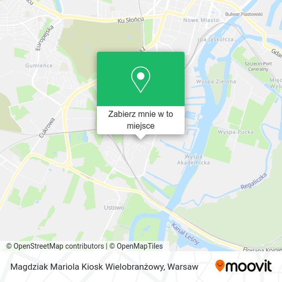 Mapa Magdziak Mariola Kiosk Wielobranżowy