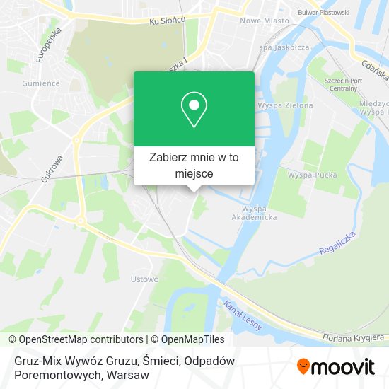 Mapa Gruz-Mix Wywóz Gruzu, Śmieci, Odpadów Poremontowych