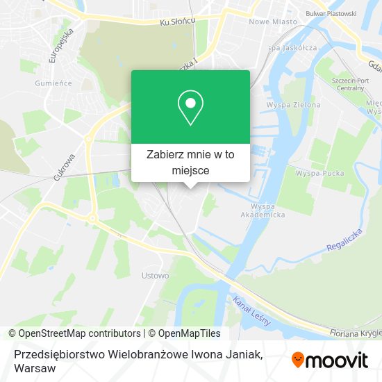 Mapa Przedsiębiorstwo Wielobranżowe Iwona Janiak