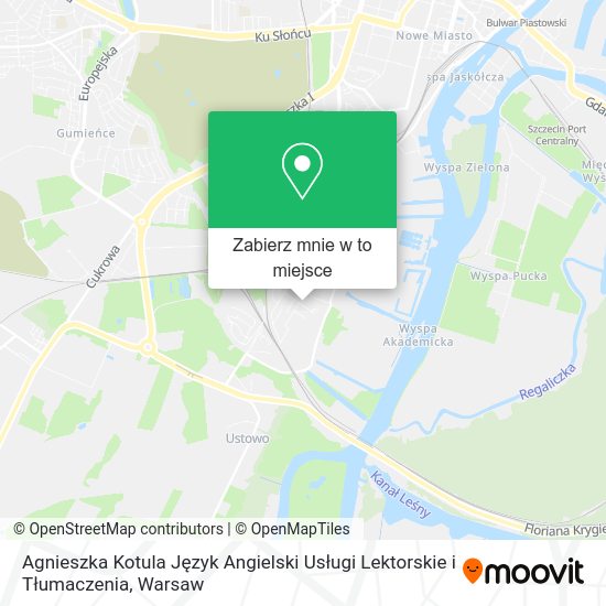 Mapa Agnieszka Kotula Język Angielski Usługi Lektorskie i Tłumaczenia