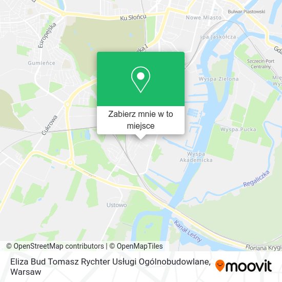 Mapa Eliza Bud Tomasz Rychter Usługi Ogólnobudowlane