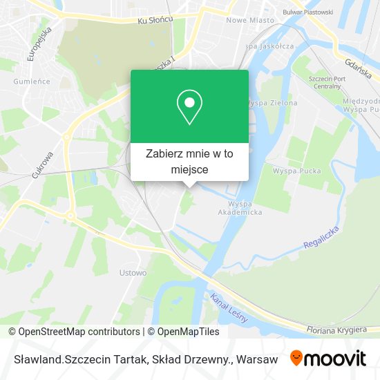 Mapa Sławland.Szczecin Tartak, Skład Drzewny.