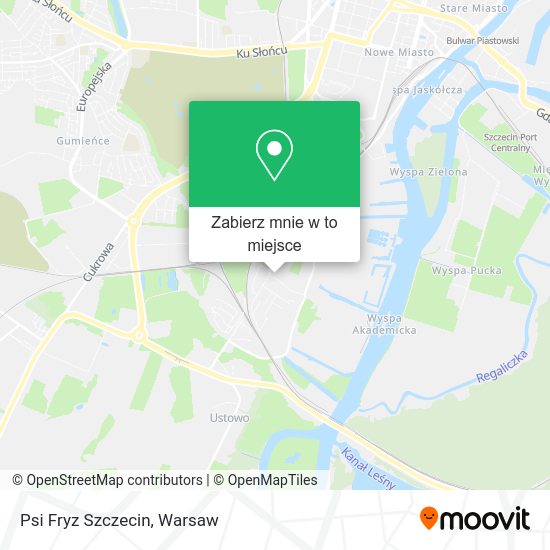 Mapa Psi Fryz Szczecin