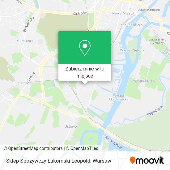 Mapa Sklep Spożywczy Łukomski Leopold