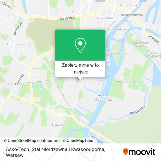 Mapa Asko-Tech. Stal Nierdzewna i Kwasoodporna