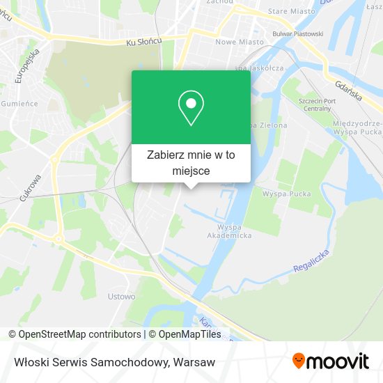 Mapa Włoski Serwis Samochodowy