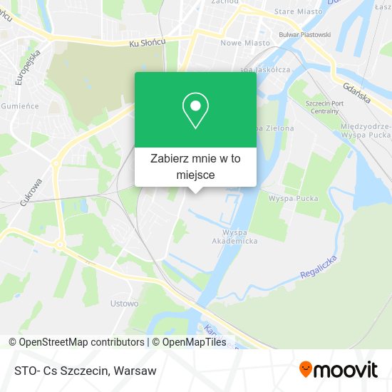 Mapa STO- Cs Szczecin