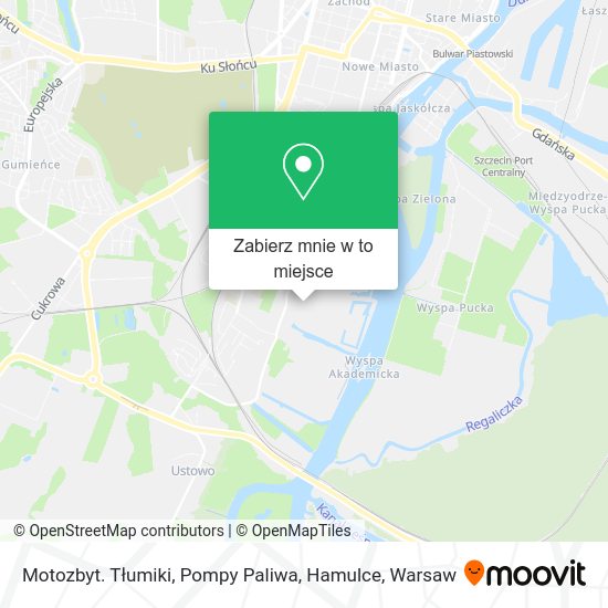 Mapa Motozbyt. Tłumiki, Pompy Paliwa, Hamulce