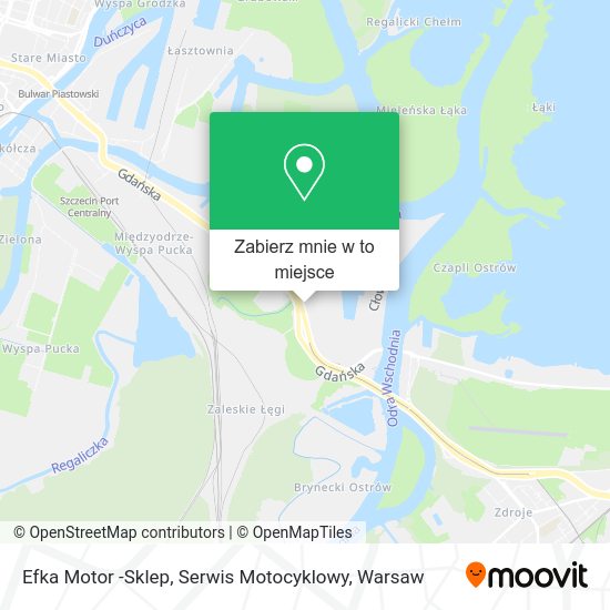 Mapa Efka Motor -Sklep, Serwis Motocyklowy