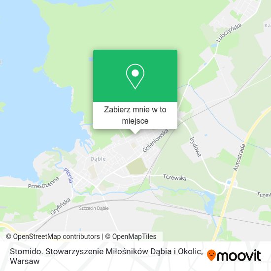 Mapa Stomido. Stowarzyszenie Miłośników Dąbia i Okolic