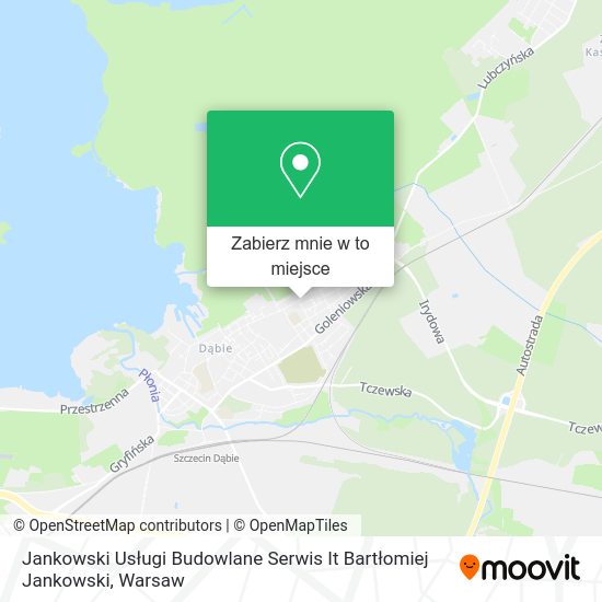 Mapa Jankowski Usługi Budowlane Serwis It Bartłomiej Jankowski