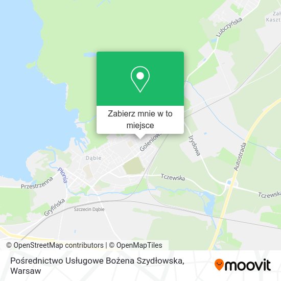 Mapa Pośrednictwo Usługowe Bożena Szydłowska