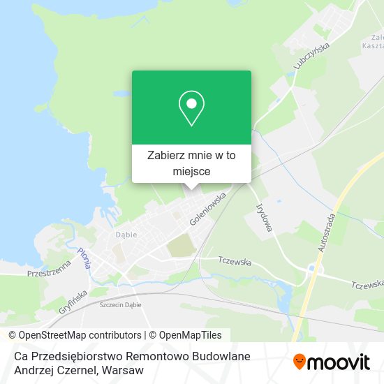 Mapa Ca Przedsiębiorstwo Remontowo Budowlane Andrzej Czernel