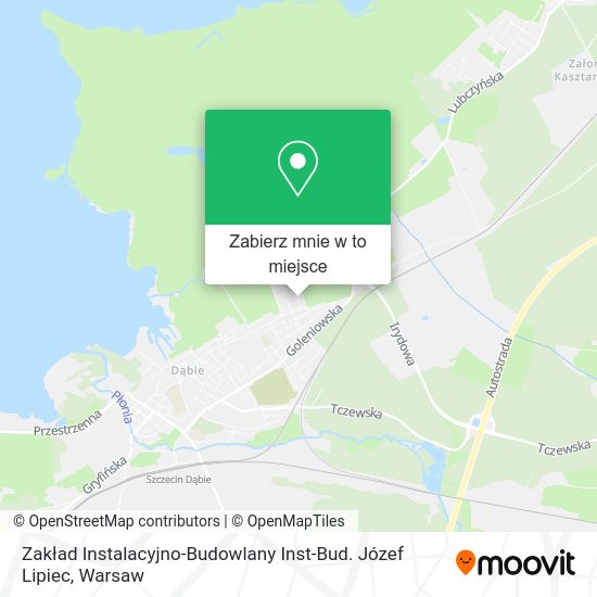 Mapa Zakład Instalacyjno-Budowlany Inst-Bud. Józef Lipiec