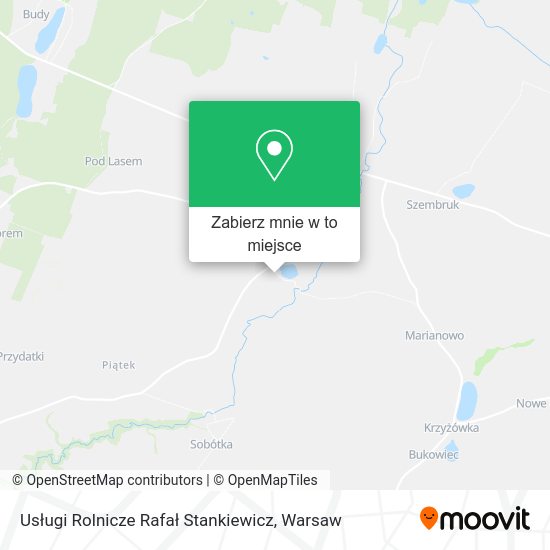 Mapa Usługi Rolnicze Rafał Stankiewicz