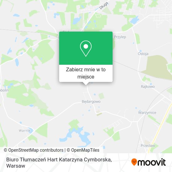 Mapa Biuro Tłumaczeń Hart Katarzyna Cymborska