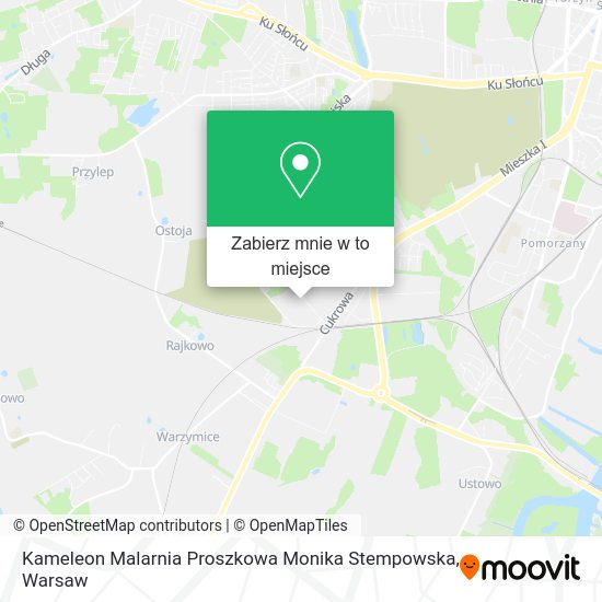 Mapa Kameleon Malarnia Proszkowa Monika Stempowska