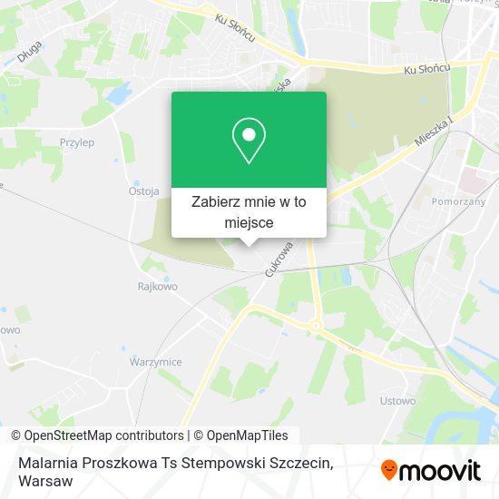 Mapa Malarnia Proszkowa Ts Stempowski Szczecin