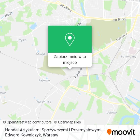 Mapa Handel Artykułami Spożywczymi i Przemysłowymi Edward Kowalczyk