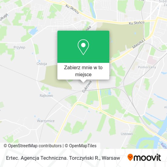 Mapa Ertec. Agencja Techniczna. Torczyński R.