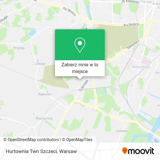 Mapa Hurtownia Twn Szczeci