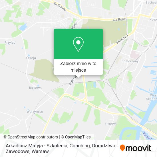 Mapa Arkadiusz Matyja - Szkolenia, Coaching, Doradztwo Zawodowe