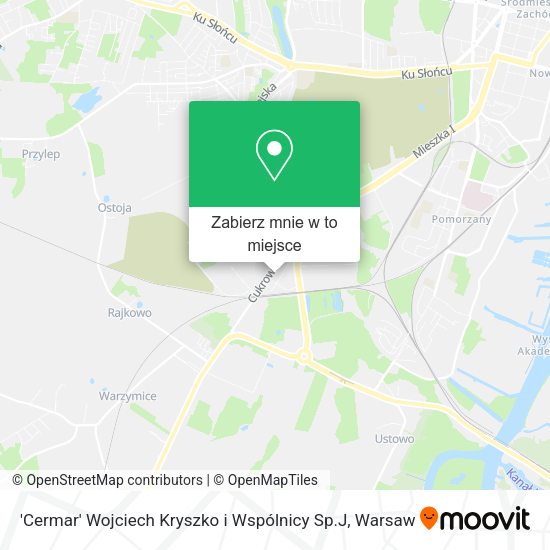 Mapa 'Cermar' Wojciech Kryszko i Wspólnicy Sp.J