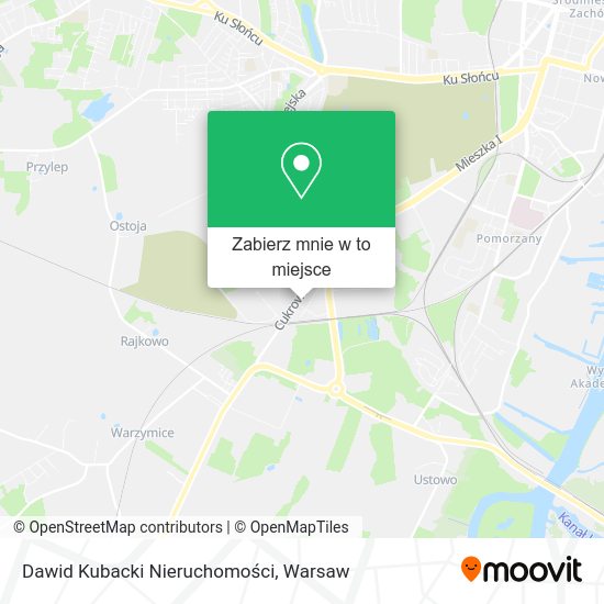 Mapa Dawid Kubacki Nieruchomości