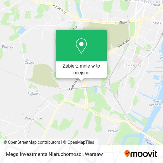 Mapa Mega Investments Nieruchomosci