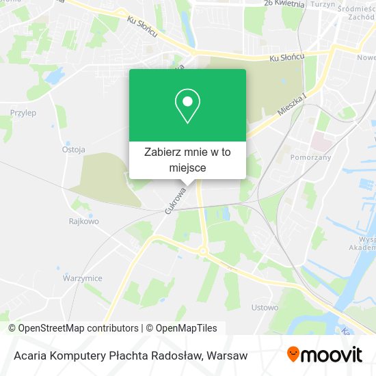 Mapa Acaria Komputery Płachta Radosław