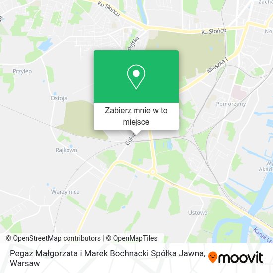 Mapa Pegaz Małgorzata i Marek Bochnacki Spółka Jawna