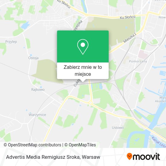 Mapa Advertis Media Remigiusz Sroka