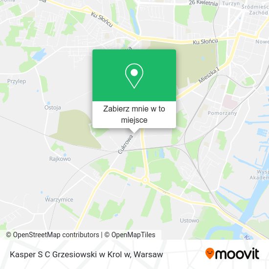 Mapa Kasper S C Grzesiowski w Krol w