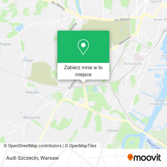 Mapa Audi Szczecin