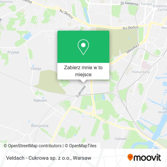 Mapa Veldach - Cukrowa sp. z o.o.