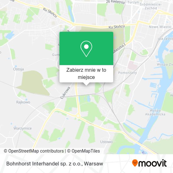 Mapa Bohnhorst Interhandel sp. z o.o.